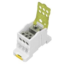 DIN Rail Distribution Box Electric Terminal Block Power Wire Connector New