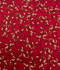 SOUTH SEA IMPORTS - SMALL FLORAL BROWN VINES BY DEBBIE MUMM- BY THE YARD