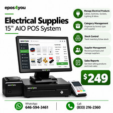 Electrical Supplies 15" AIO POS System