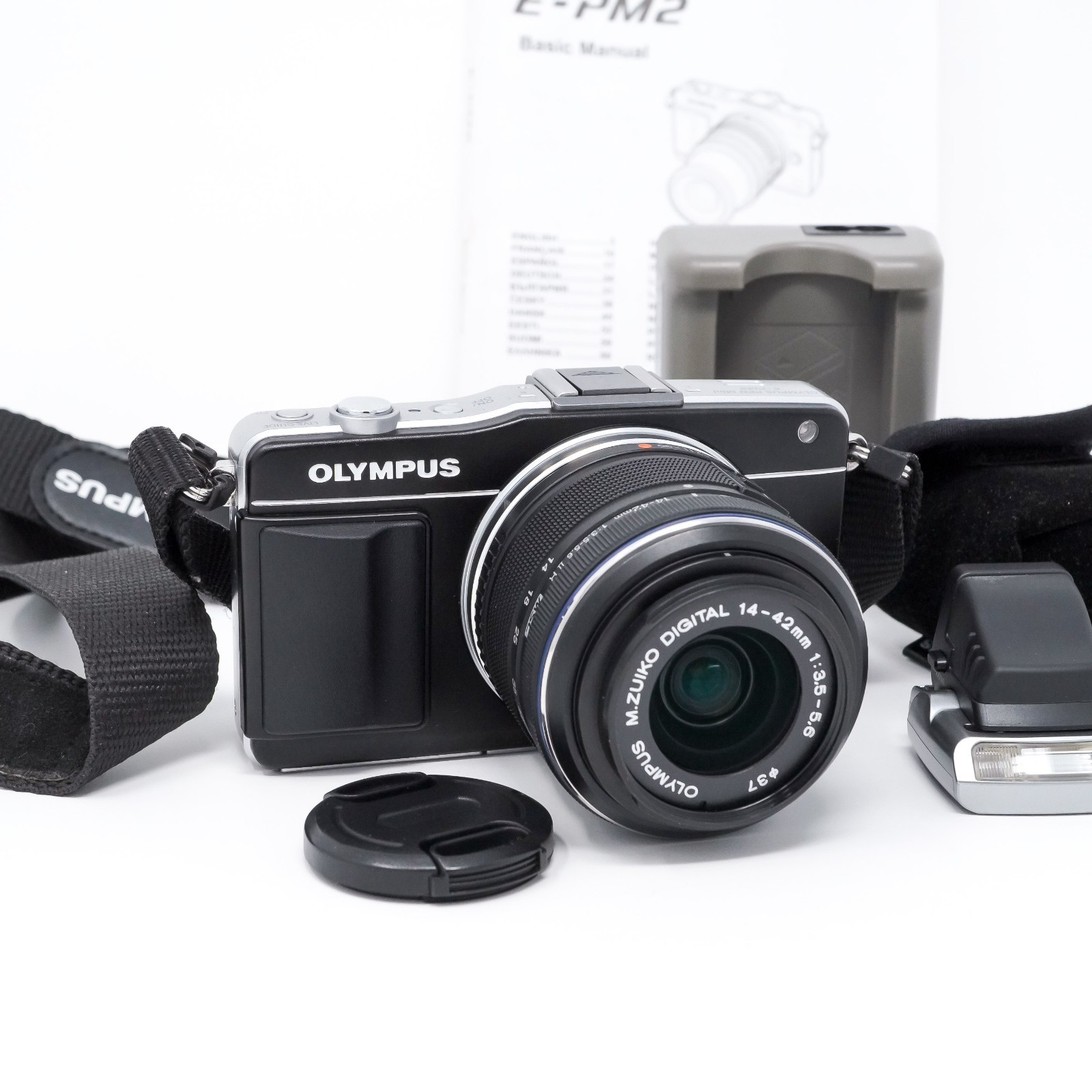 Olympus PEN Mini E-PM2 16MP Camera + 14-42mm Lens Kit - Great - 2k Shutter Count