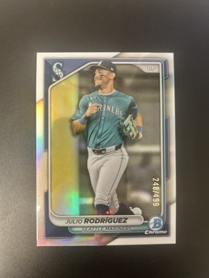 2024 Bowman Chrome - Julio Rodriguez #95 Refractor /499