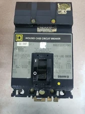 SQUARE D - FH36020 - 20 AMP - 600 VOLT - 3 POLE I-LINE BREAKER CHIPPED SEE PICS