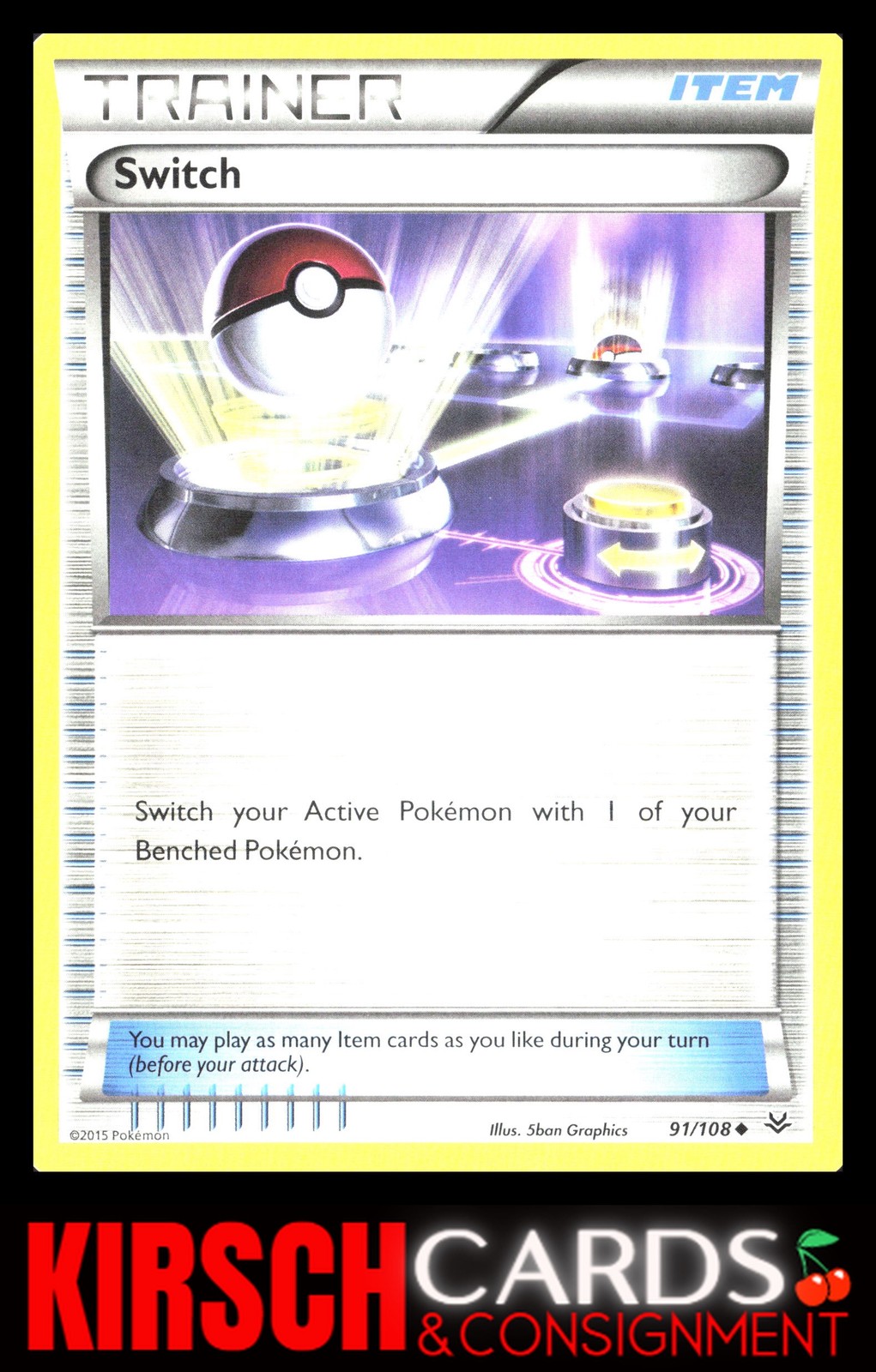 Switch Kalos Starter Set #38/39 High Grade Pokemon Card