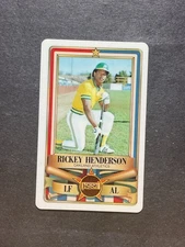 1982 Perma Graphics Rickey Henderson All Star 35 Mint
