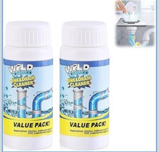 Wild Tornado Powerful Sink  Drain Cleaner Powder - Quick Foaming Super Clean...