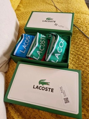 Lacoste Herren 5er Pack Slips Unterwäsche Baumwolle