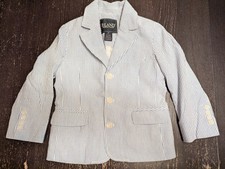 E-Land American Classic Pinstripe Blazer Jacket 4T