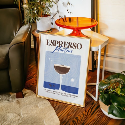 Cocktail Wall Art Print – Retro Bar Decor – Kitchen Poster – A3 A4 Sizes - Picture 41 of 69