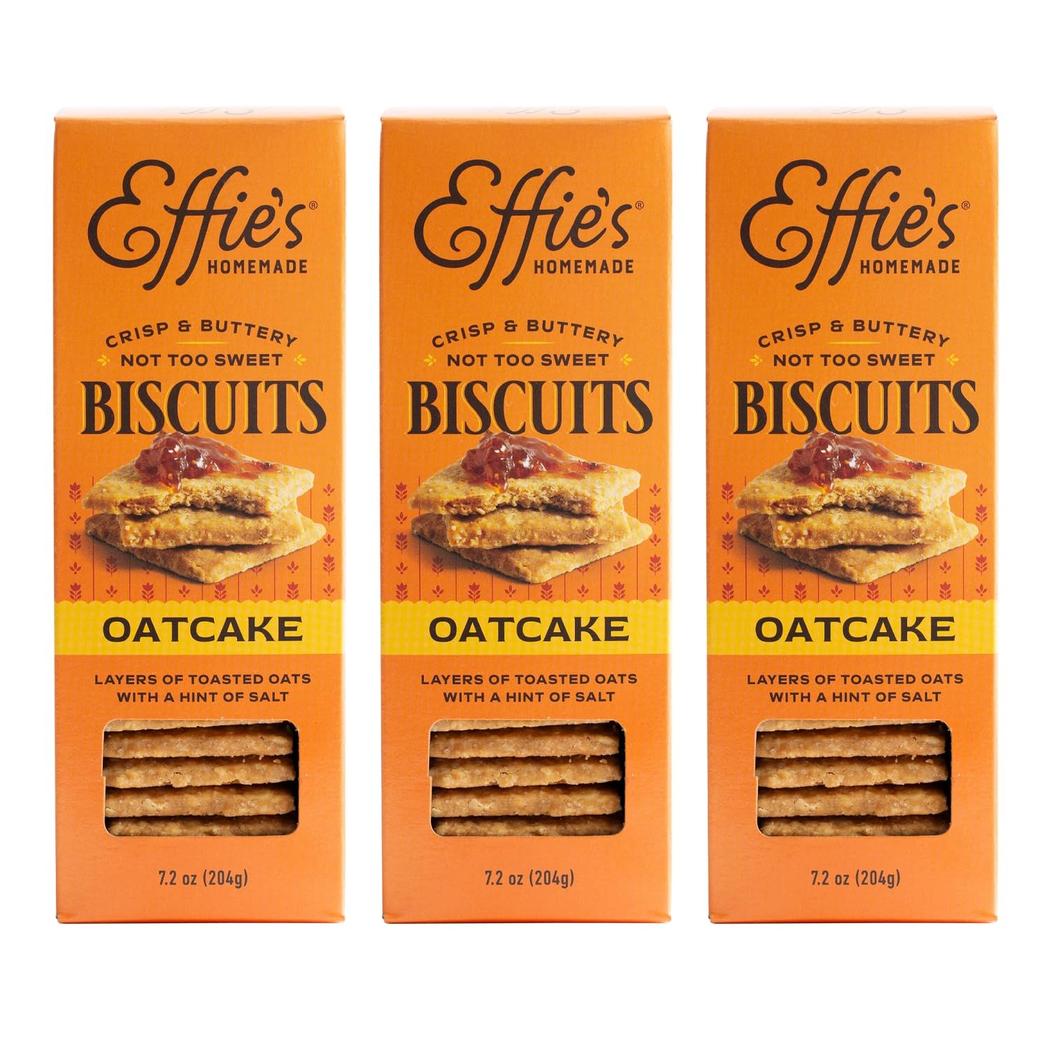 Effies Homemade Biscuits - Oatcakes - 3 Pack