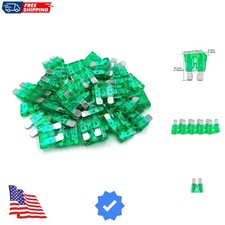 50 Pcs 30 Amp ATC Fuse Blade Style Automotive Car Truck