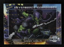2022 Marvel Metal Universe Spider-Man Skyscraper Shadow Box Green Goblin 2o7