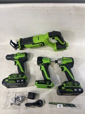 Greenworks 24-volt 4 -Tool Brushless Power Tool Combo Kit CK341