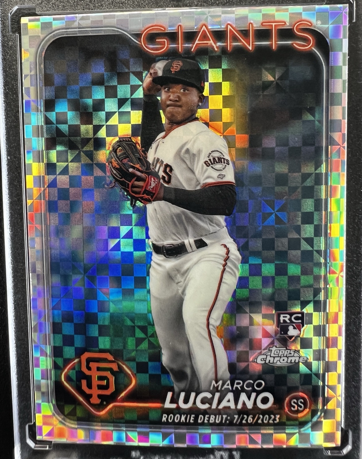 2024 Topps Chrome Update Series - Rookie Debut X-Fractor #USC132 Marco Luciano