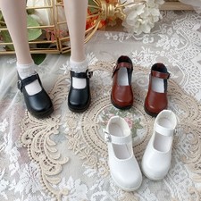 1 Pair Dolls Shoes for 1/3 BJD Doll 60cm Height Doll Toys DIY PU Leather Shoes
