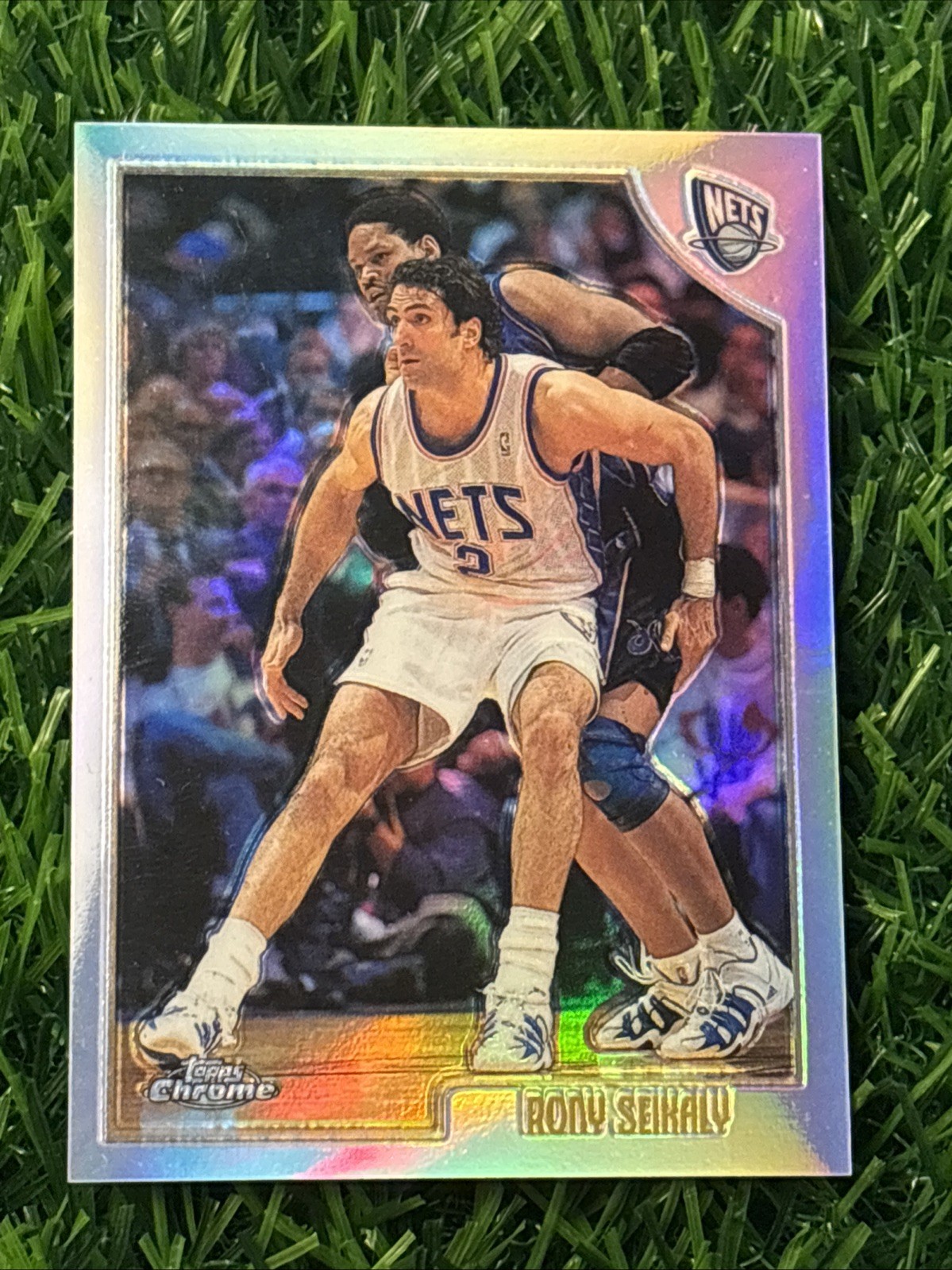 1998-99 Topps Chrome Refractor Rony Seikaly #116 New Jersey Nets