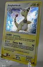Pokémon Ampharos Secret Wonders 1/132 Holo Rare Stage 2 English Card Error Bleed on eBay