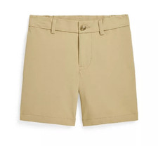 Polo Ralph Lauren NWT Classic Boys Stretch Shorts Beige Youth Size 4