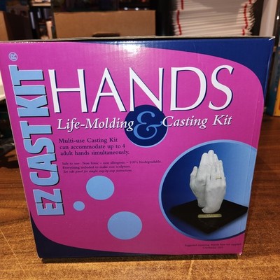 EZ Cast Kit  - Hand Casting and Molding Kit for DIY Plaster Statues - Gift Give