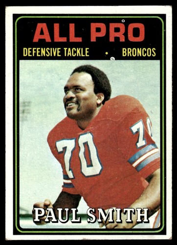 1974 Topps Paul Smith Denver Broncos #135