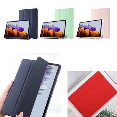 For Samsung Galaxy S7 Plus Tablet Book Magnetic Flip Case Cover Skin Smart Stand