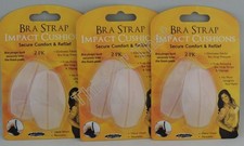 NEW 3 Pair Silicone Non Slip Shoulder Pads Bra Strap Cushion Pain Relief Comfort