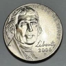 2006-D Jefferson Nickel 5cent Coin from US Mint Satin Set. Uncirculated