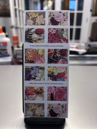 Book of 20 USPS Forever Stamps BOTANICAL ART 2015 Series -MINT FV $15.60 - Picture 2 of 2