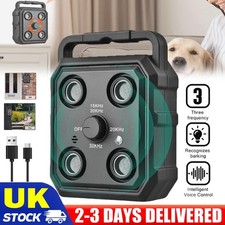 Ultrasonic Anti-Barking Device Pet Dog Control Outdoor Sonic Silencer Tool UK