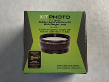 0.43x Wide Angle Lens with Macro for 55mm Thread Digital & Video Cameras