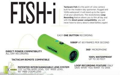 Tactacam FISH-I Waterproof Fishing Camera #TA-5-FP
