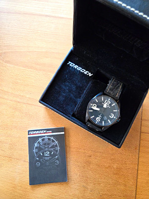 Torgoen T10 Swiss Movement Fliegeruhr/Pilot Watch-Schwarz-inkl. OVP & Anleitung