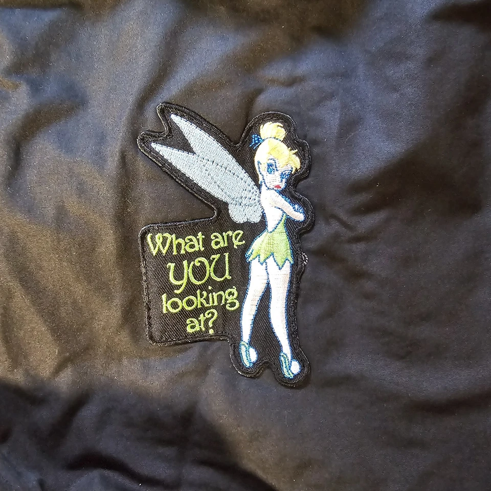 Chaqueta Disney Tinkerbell Cabelas Talla Grande Negra Con Capucha Aislada Foto 4 de 4