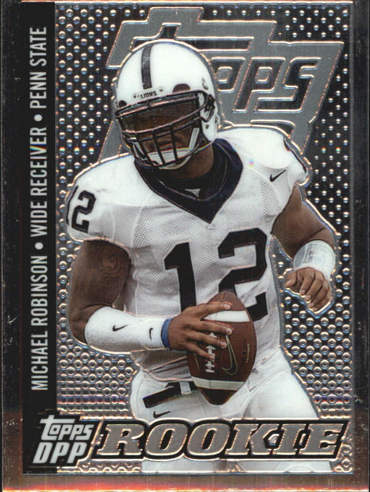 2006 Topps Draft Picks and Prospects Chrome Black #115 Michael Robinson - FB