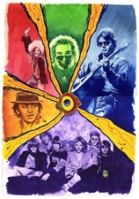 Rock N Roll Comics 60s San Francisco original art cover painting 1994 Ken Meyer | eBay US