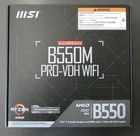 MSI B550M PRO-VDH WIFI Motherboard AMD AM4 Micro-ATX DDR4 PCIe 4.0