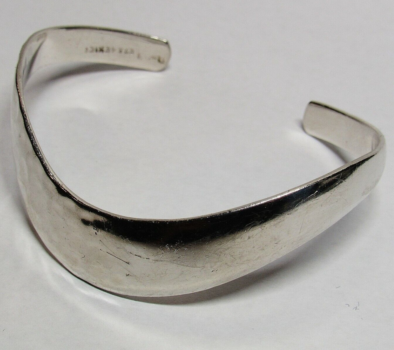 All Solid 925 Sterling Silver Cuff Bangle Bracele… - image 3