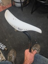 Viscount Aero Seat White H2101P Old School Vintage BMX Freestyle 80s BMX