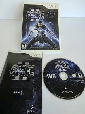 Star Wars The Force Unleashed II 2 Nintendo Wii 2010 Complete with Manual 