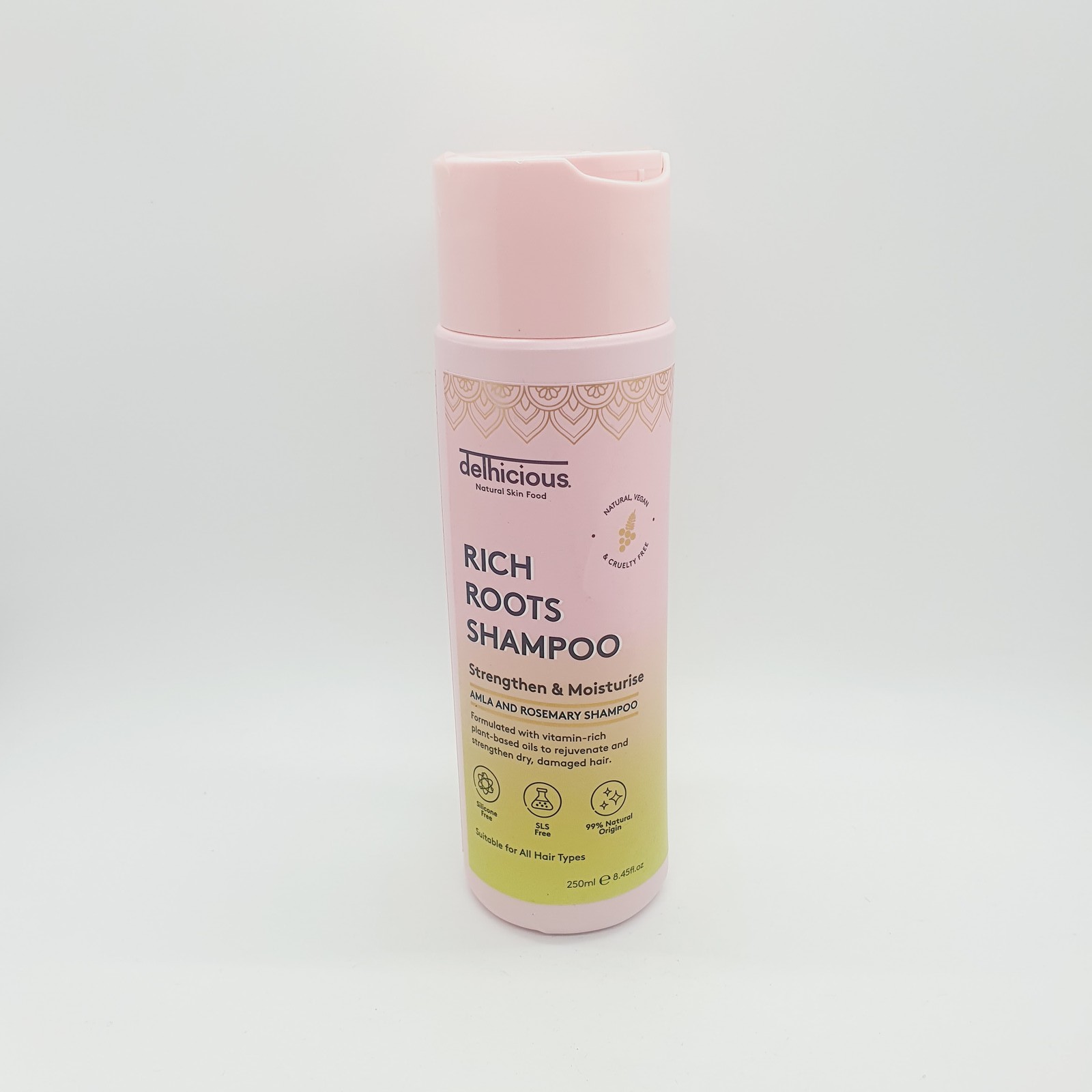 Delhicious Rich Roots Strengthen & Moisturise Shampoo 250ml