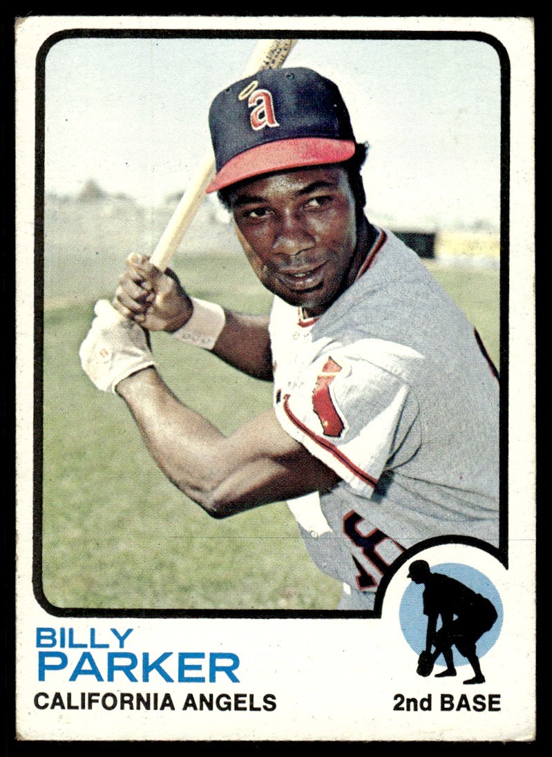 Billy Parker 1973 Topps #354 California Angels 33461 Baseball Card