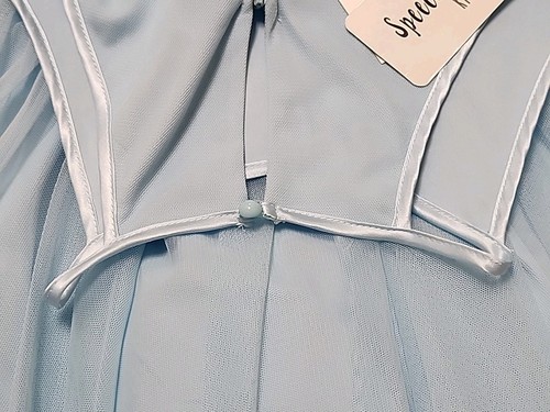 Speechless Girls 8 Tutu Princess Dress Blue Sleeveless Rhinestone Detail NWT $46 - Picture 11 of 11
