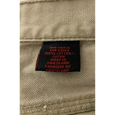 じょー。 Wolverine Mens Khaki Tan Cotton Canvas Carpenter Utility Work