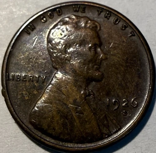 1926-S Lincoln Wheat Cent ~  VF Condition T753