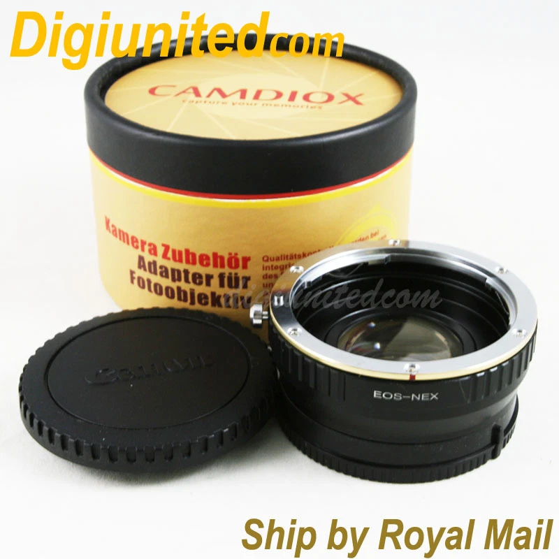 0.72x Focal Reducer Speed Booster Canon EOS EF lens to Sony E NEX Adapter 5R 7 - Image 3 of 3