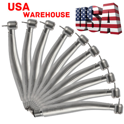 1-10 Dental LED E-generator High Speed Handpiece 3 Water Spray / Rotor `CX