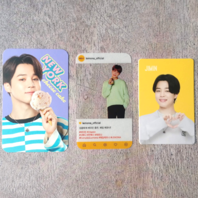 BTS Baskin Robbins Chilsung Cider Lemona Official Photo Card
