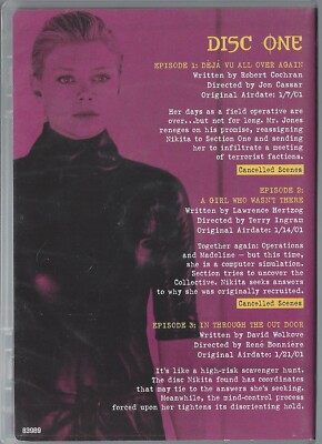 La Femme Nikita - The Complete Fifth Season (DVD, 2006, 3-Disc Set