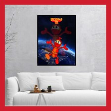 TOILE ART COTON AFFICHE POSTER FIGURINE ULYSSES 31 NONO LE PETIT ROBOT POPY DVD
