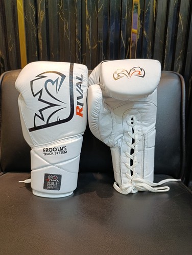Rival RS1 Echtleder Boxhandschuhe Ergo Lace Track System, Sparring Handschuhe.
