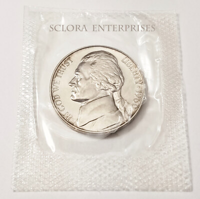 1960 P Jefferson *PROOF* Nickel  **FREE SHIPPING**